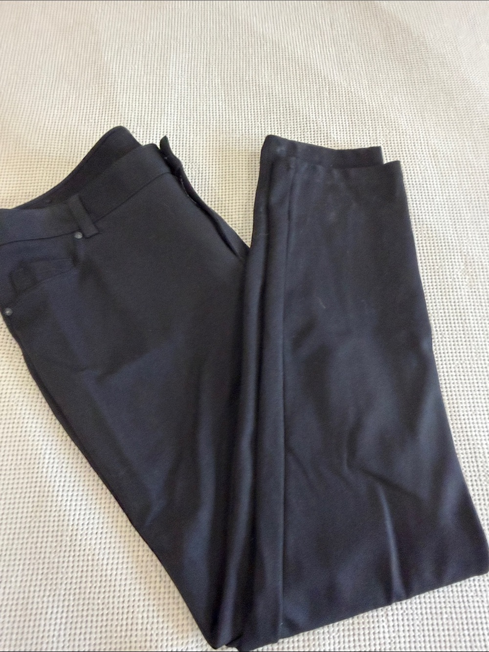 DKNY Men's Black Slim Dress Pants